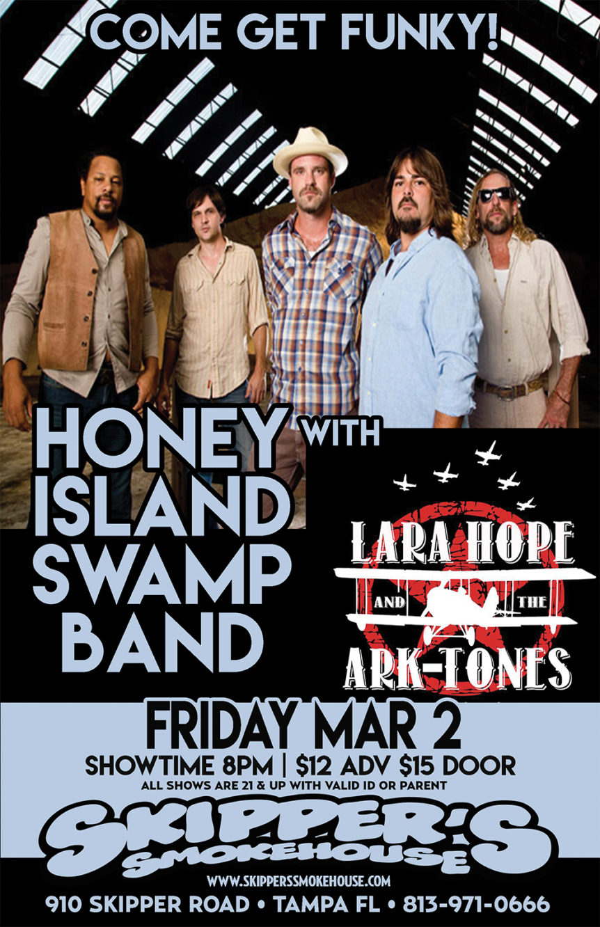 Honey Island Swamp Band w/ Lara Hope & the Ark-Tones – $12/15 | Skipper ...